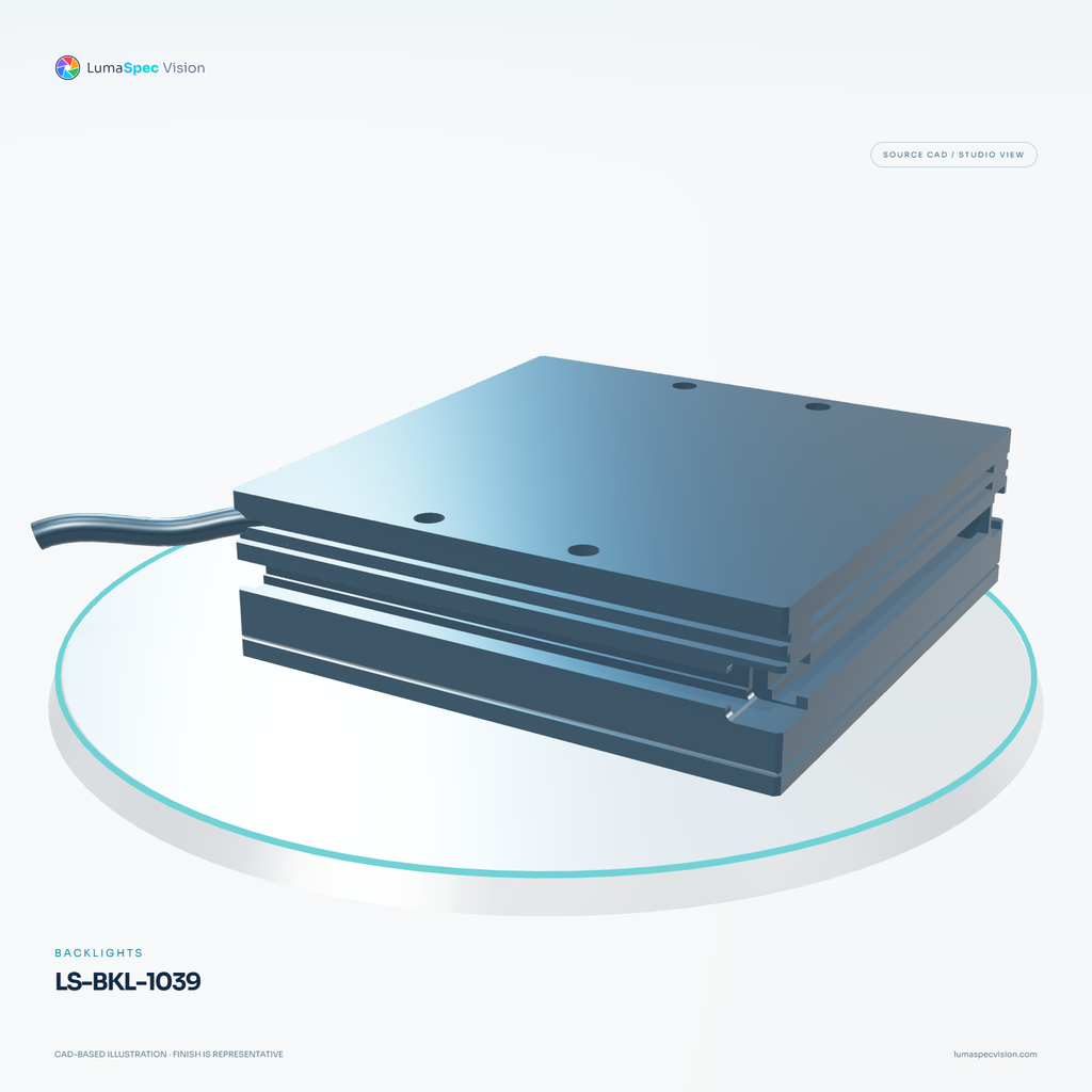 LS-BKL-1039 — Backlights, 3D view 3. CAD-based illustration; finish is representative.