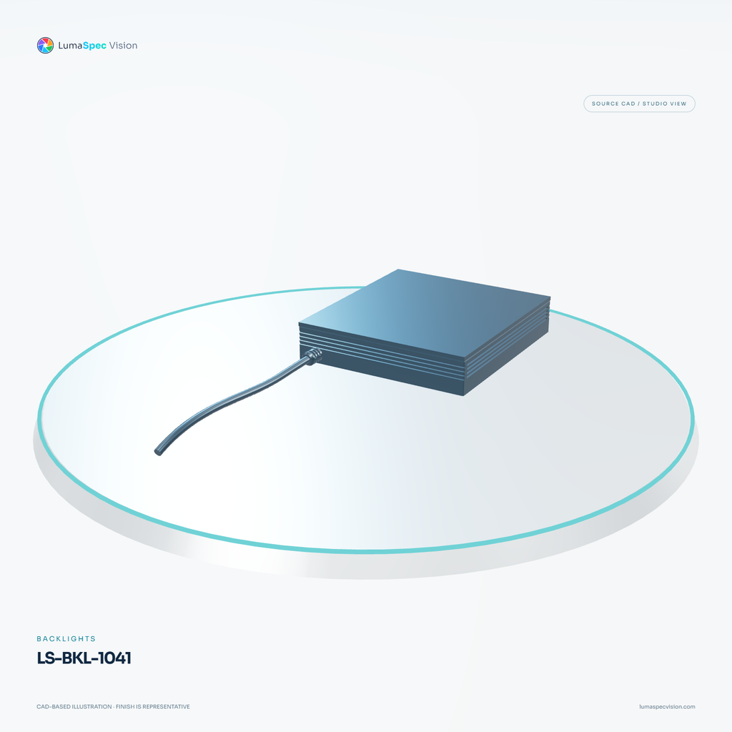 LS-BKL-1041 — Backlights, 3D view 3. CAD-based illustration; finish is representative.