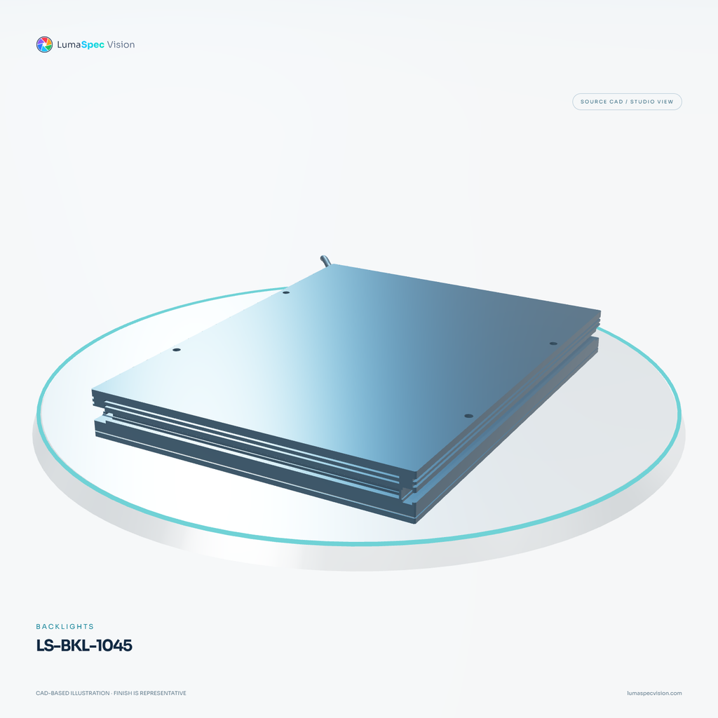 LS-BKL-1045 — Backlights, 3D view 2. CAD-based illustration; finish is representative.