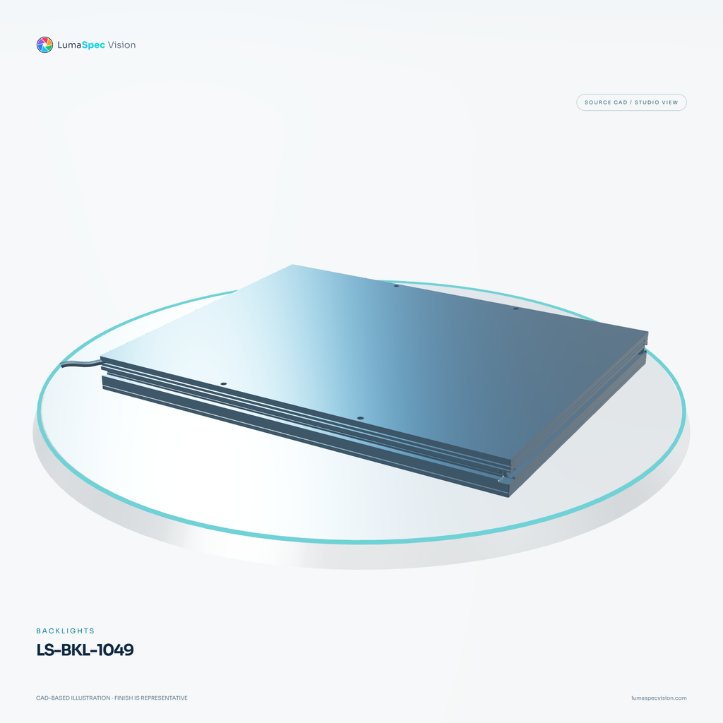 LS-BKL-1049 — Backlights, 3D view 3. CAD-based illustration; finish is representative.