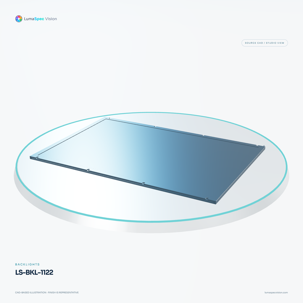 LS-BKL-1122 — Backlights, 3D view 1. CAD-based illustration; finish is representative.