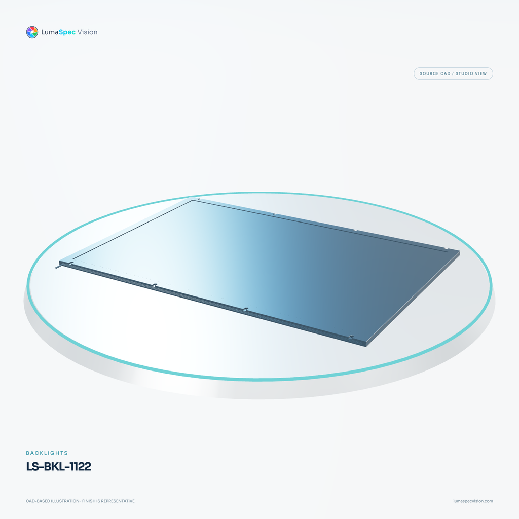 LS-BKL-1122 — Backlights, 3D view 3. CAD-based illustration; finish is representative.