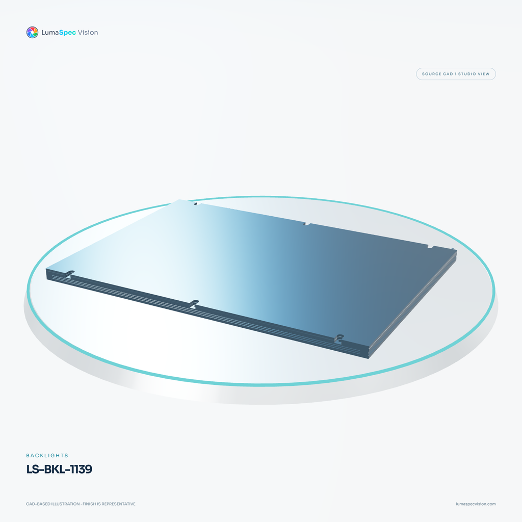 LS-BKL-1139 — Backlights, 3D view 1. CAD-based illustration; finish is representative.