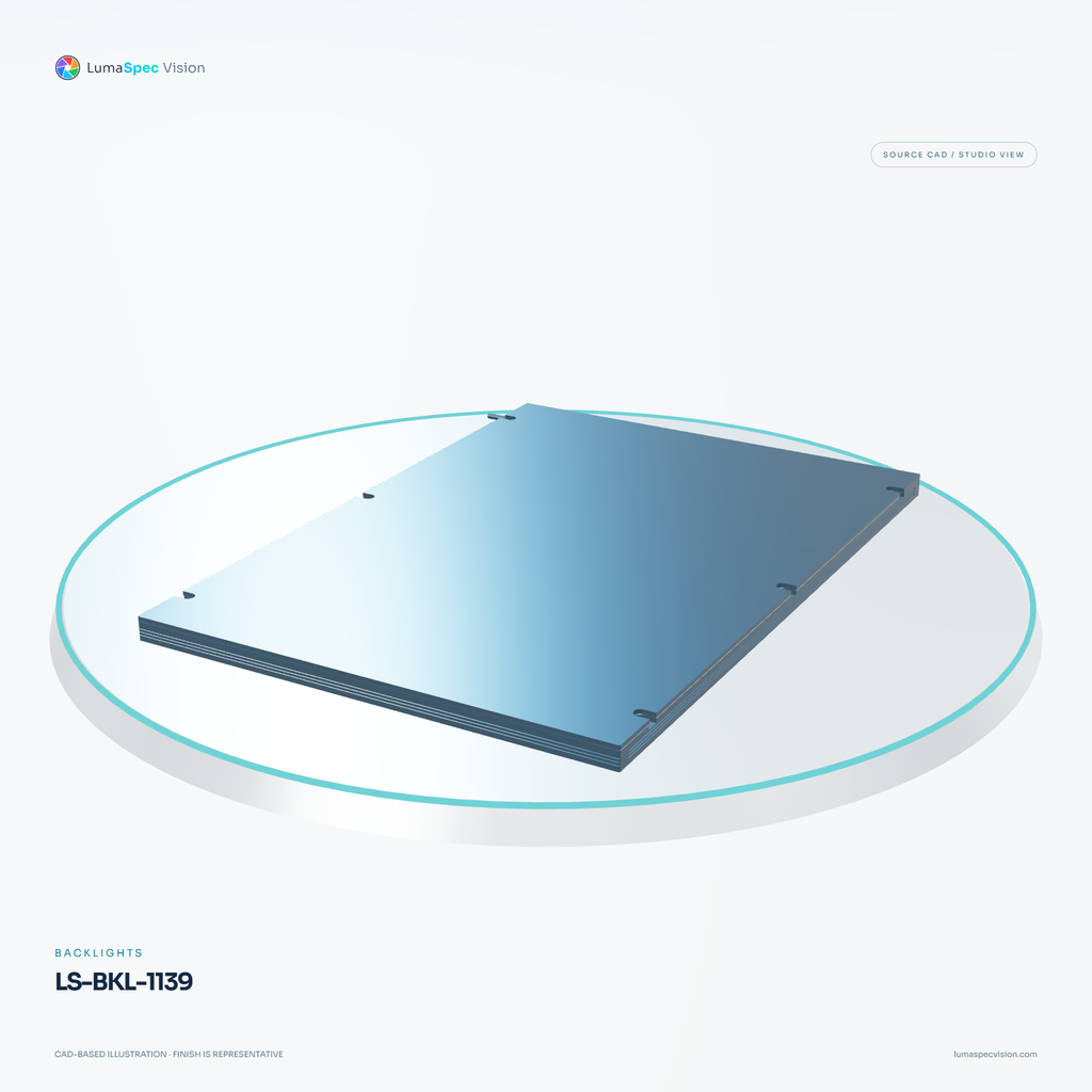 LS-BKL-1139 — Backlights, 3D view 2. CAD-based illustration; finish is representative.