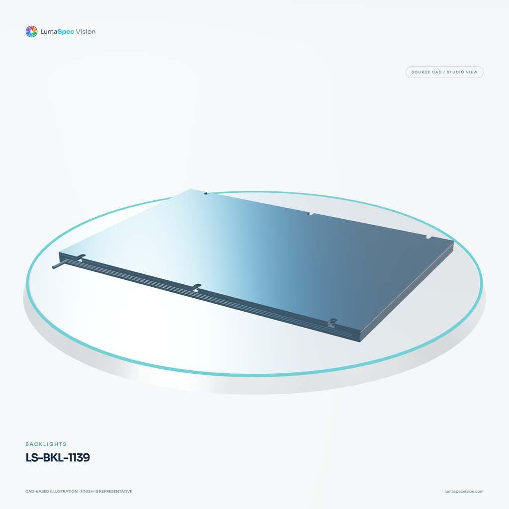 LS-BKL-1139 — Backlights, 3D view 3. CAD-based illustration; finish is representative.