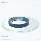 LS-RNG-0274 — Ring lights, 3D view 3. CAD-based illustration; finish is representative.