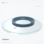 LS-RNG-0279 — Ring lights, 3D view 1. CAD-based illustration; finish is representative.