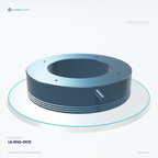 LS-RNG-0572 — Ring lights, 3D view 1. CAD-based illustration; finish is representative.