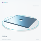 LS-BKL-1125 — Backlights, 3D view 3. CAD-based illustration; finish is representative.