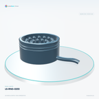 LS-RNG-0233 — Ring lights, 3D view 3. CAD-based illustration; finish is representative.