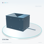 LS-CXL-0092 — Coaxial lights, 3D view 2. CAD-based illustration; finish is representative.