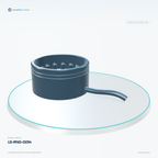 LS-RNG-0234 — Ring lights, 3D view 2. CAD-based illustration; finish is representative.