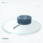 LS-RNG-0236 — Ring lights, 3D view 1. CAD-based illustration; finish is representative.