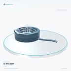 LS-RNG-0237 — Ring lights, 3D view 2. CAD-based illustration; finish is representative.
