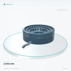 LS-RNG-0239 — Ring lights, 3D view 1. CAD-based illustration; finish is representative.