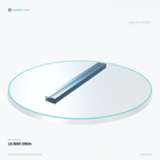 LS-BAR-0904 — Bar lights, 3D view 2. CAD-based illustration; finish is representative.