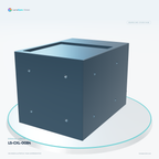 LS-CXL-0084 — Coaxial lights, 3D view 3. CAD-based illustration; finish is representative.