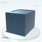 LS-CXL-0085 — Coaxial lights, 3D view 1. CAD-based illustration; finish is representative.