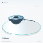 LS-DOM-0120 — Dome lights, 3D view 1. CAD-based illustration; finish is representative.