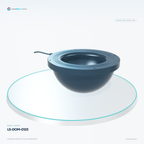 LS-DOM-0123 — Dome lights, 3D view 3. CAD-based illustration; finish is representative.