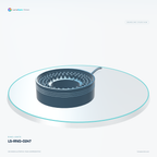 LS-RNG-0247 — Ring lights, 3D view 3. CAD-based illustration; finish is representative.