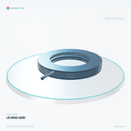 LS-RNG-0251 — Ring lights, 3D view 1. CAD-based illustration; finish is representative.