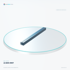 LS-BAR-0907 — Bar lights, 3D view 2. CAD-based illustration; finish is representative.