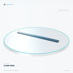 LS-BAR-0908 — Bar lights, 3D view 3. CAD-based illustration; finish is representative.