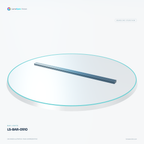 LS-BAR-0910 — Bar lights, 3D view 3. CAD-based illustration; finish is representative.