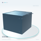 LS-CXL-0096 — Coaxial lights, 3D view 3. CAD-based illustration; finish is representative.