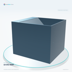 LS-CXL-0097 — Coaxial lights, 3D view 3. CAD-based illustration; finish is representative.