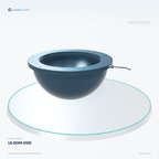 LS-DOM-0125 — Dome lights, 3D view 1. CAD-based illustration; finish is representative.
