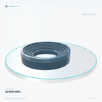 LS-RNG-0254 — Ring lights, 3D view 3. CAD-based illustration; finish is representative.