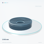 LS-RNG-0255 — Ring lights, 3D view 3. CAD-based illustration; finish is representative.