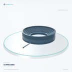 LS-RNG-0260 — Ring lights, 3D view 1. CAD-based illustration; finish is representative.
