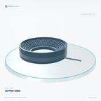 LS-RNG-0260 — Ring lights, 3D view 2. CAD-based illustration; finish is representative.