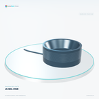 LS-SDL-0168 — Shadowless lights, 3D view 2. CAD-based illustration; finish is representative.