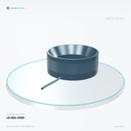 LS-SDL-0169 — Shadowless lights, 3D view 1. CAD-based illustration; finish is representative.