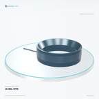 LS-SDL-0170 — Shadowless lights, 3D view 1. CAD-based illustration; finish is representative.