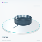 LS-SDL-0170 — Shadowless lights, 3D view 2. CAD-based illustration; finish is representative.
