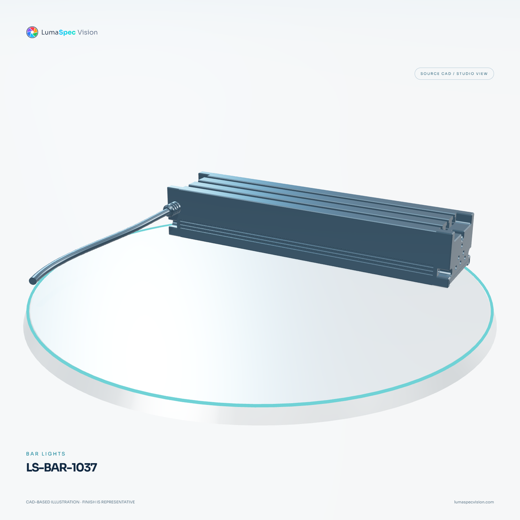LS-BAR-1037 — Bar lights, 3D view 1. CAD-based illustration; finish is representative.