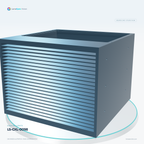 LS-CXL-0098 — Coaxial lights, 3D view 1. CAD-based illustration; finish is representative.