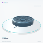 LS-RNG-0261 — Ring lights, 3D view 1. CAD-based illustration; finish is representative.