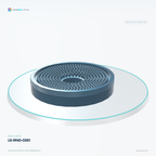 LS-RNG-0261 — Ring lights, 3D view 3. CAD-based illustration; finish is representative.