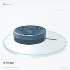 LS-RNG-0264 — Ring lights, 3D view 2. CAD-based illustration; finish is representative.