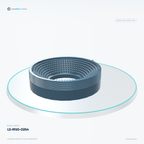 LS-RNG-0264 — Ring lights, 3D view 3. CAD-based illustration; finish is representative.