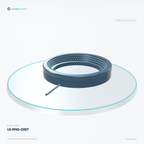 LS-RNG-0267 — Ring lights, 3D view 1. CAD-based illustration; finish is representative.