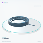 LS-RNG-0267 — Ring lights, 3D view 2. CAD-based illustration; finish is representative.