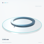 LS-RNG-0269 — Ring lights, 3D view 1. CAD-based illustration; finish is representative.