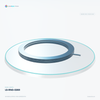 LS-RNG-0269 — Ring lights, 3D view 2. CAD-based illustration; finish is representative.